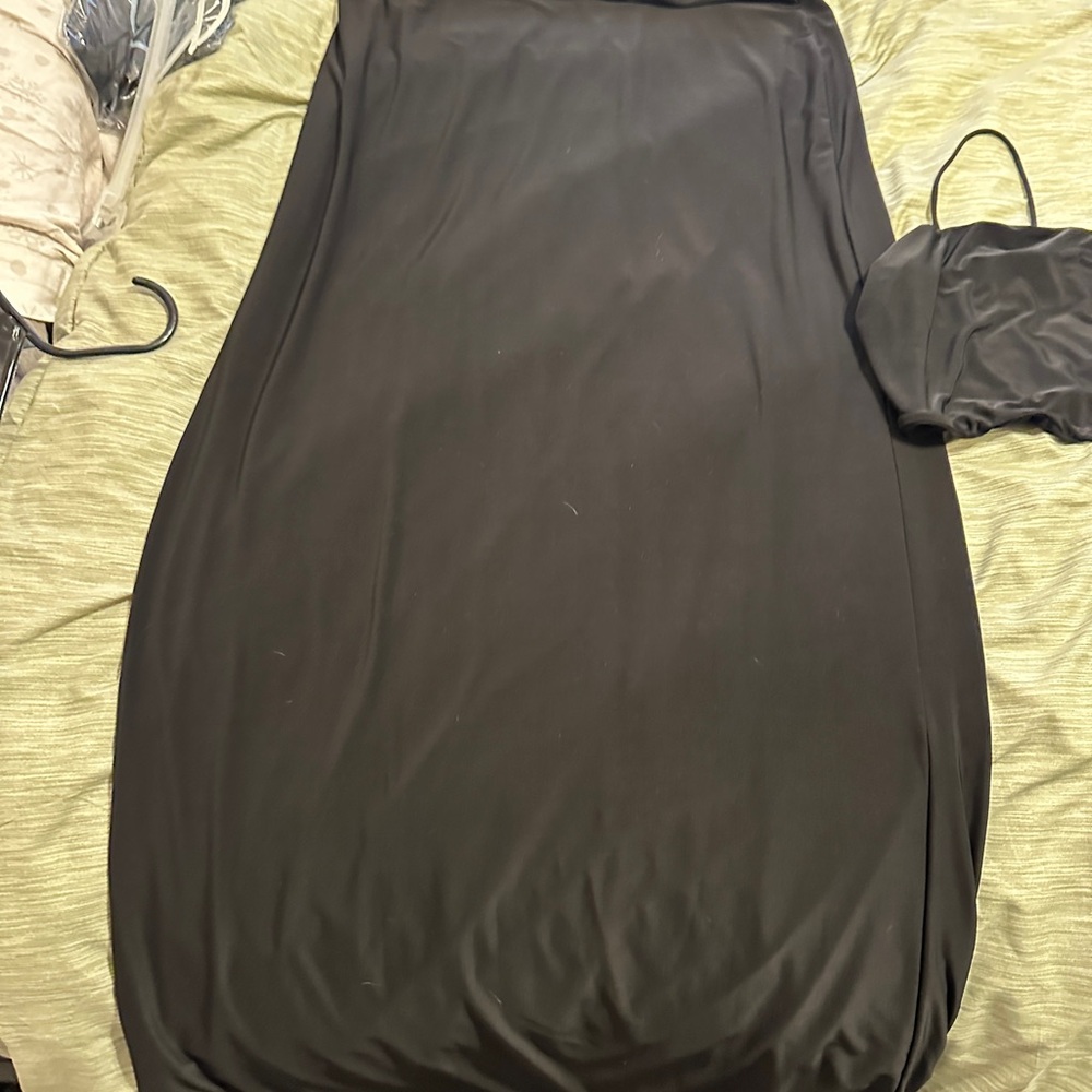 FashionNova Curve Slinky Skirt Set